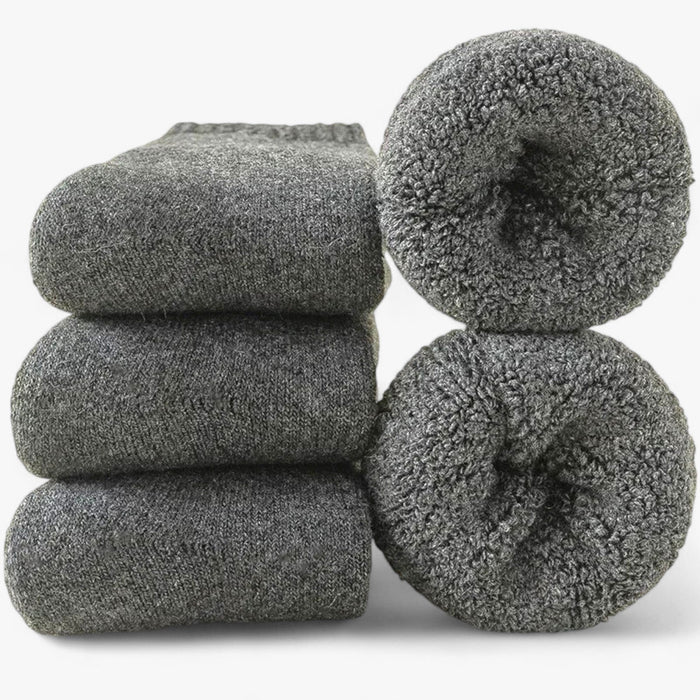 Colverro™ Wool and Cashmere Thermal Socks 3-Pack with Fleece Loop