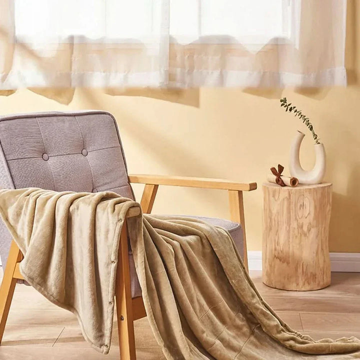 Colverro™ USB Heated Fleece Throw with 3 Heat Settings