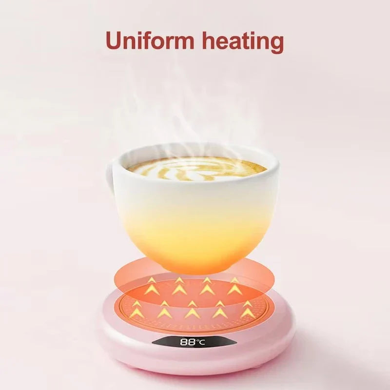 Colverro™ Mug Warmer Coaster with Three Heat Settings up to 167°F