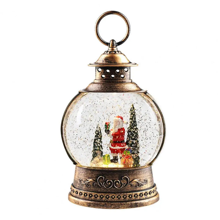 Colverro™ Musical Christmas Lantern with Snow Glitter and Warm LED Light