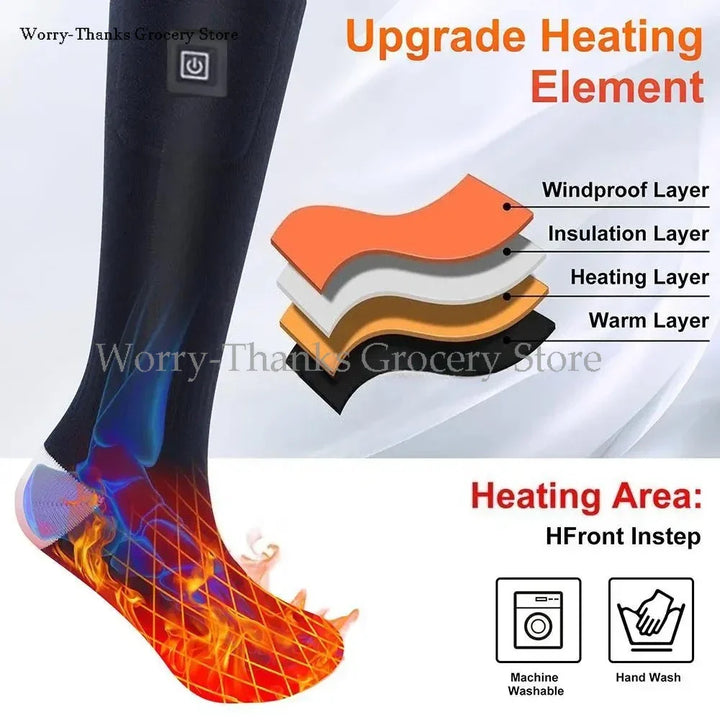Colverro™ Battery Heated Socks for Warm Toes and Soles, Unisex