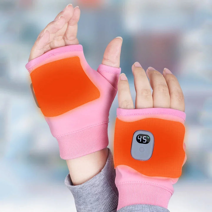 Colverro™ Heated Fingerless Gloves for Typing and Gaming