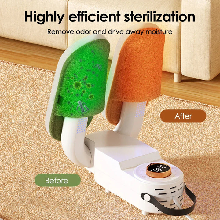 Colverro™ Foldable Electric Shoe Dryer with Timer and Odor Control