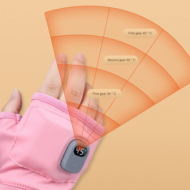 Colverro™ Heated Fingerless Gloves for Typing and Gaming