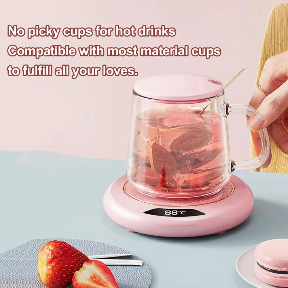 Colverro™ Mug Warmer Coaster with Three Heat Settings up to 167°F