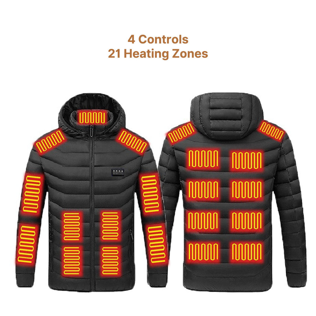 Colverro™ Unisex Heated Jacket with Carbon Fiber Heating &amp; Hood