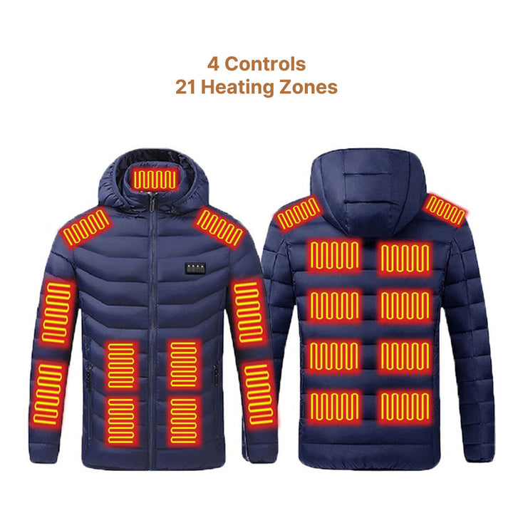 Colverro™ Unisex Heated Jacket with Carbon Fiber Heating &amp; Hood