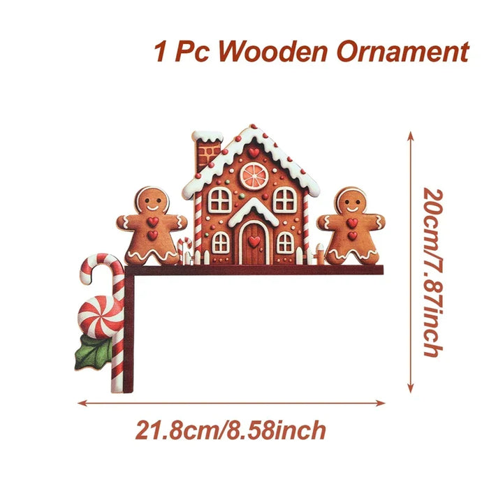 Colverro™ Wooden Santa & Snowman Christmas Door and Corner Decor