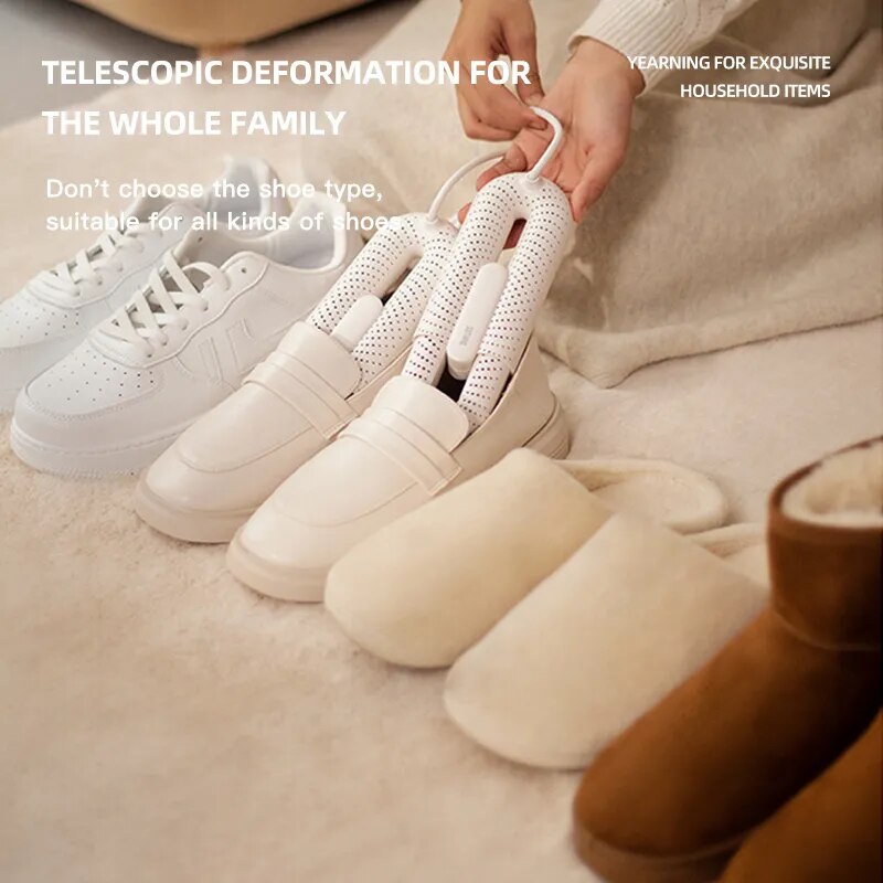 Colverro™ Extendable Electric Shoe Dryer with Timer and Sterilization