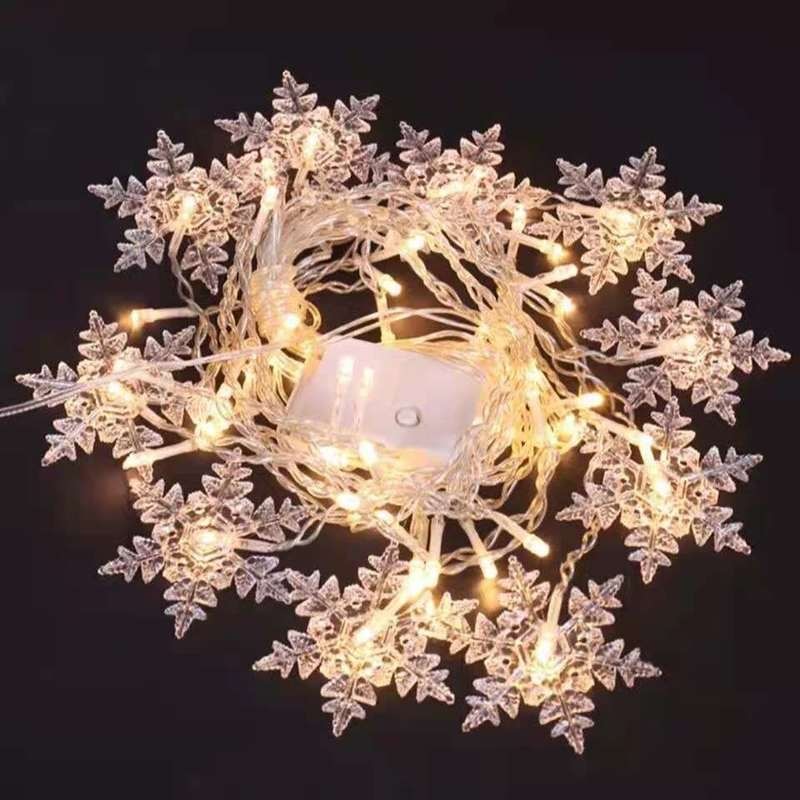 Colverro™ LED Snowflake String Lights for Trees and Windows