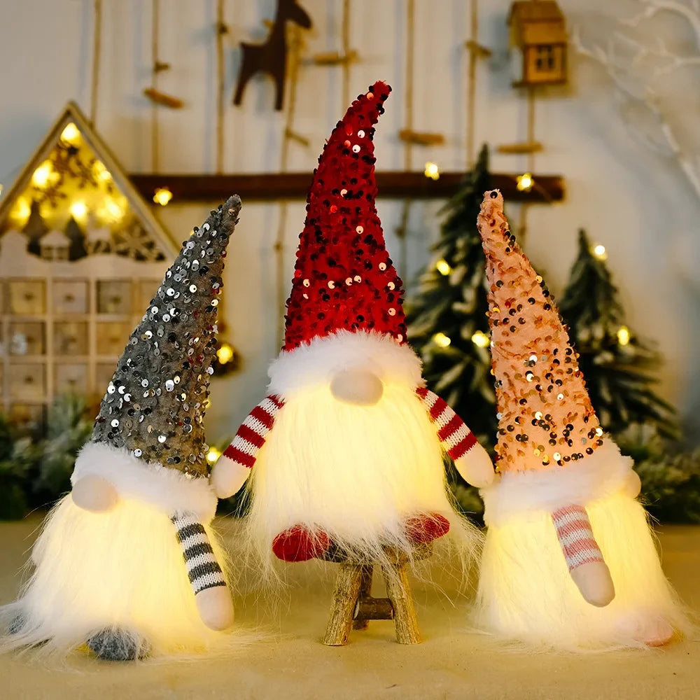 Colverro™ Glowing Christmas Gnome with Warm White LED Light
