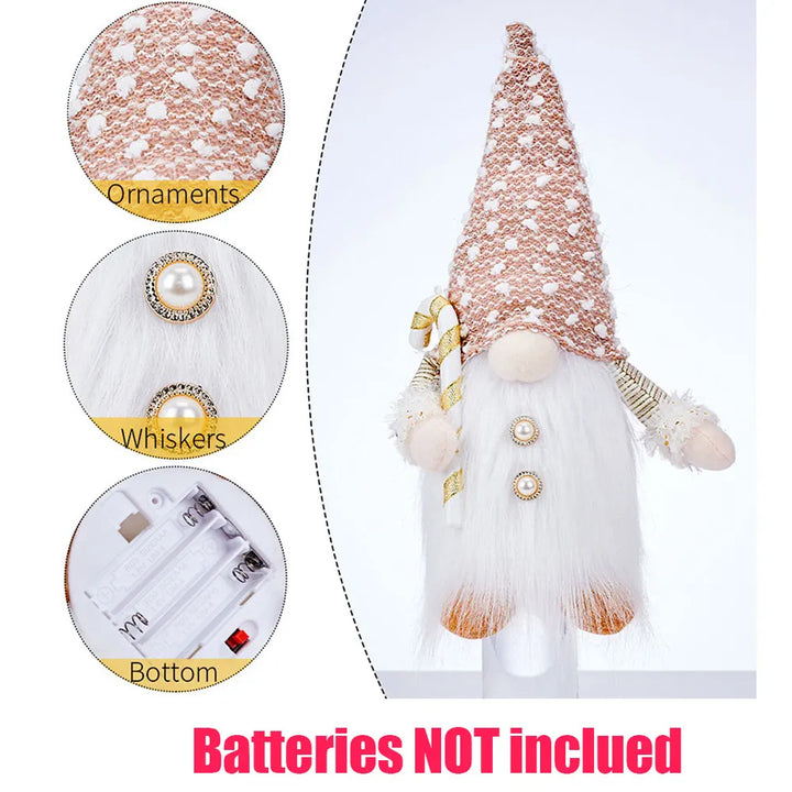 Colverro™ Glowing Christmas Gnome with Warm White LED Light