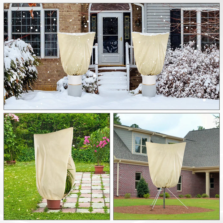 Colverro™ Breathable Plant Frost Cover with Zipper and Drawstring