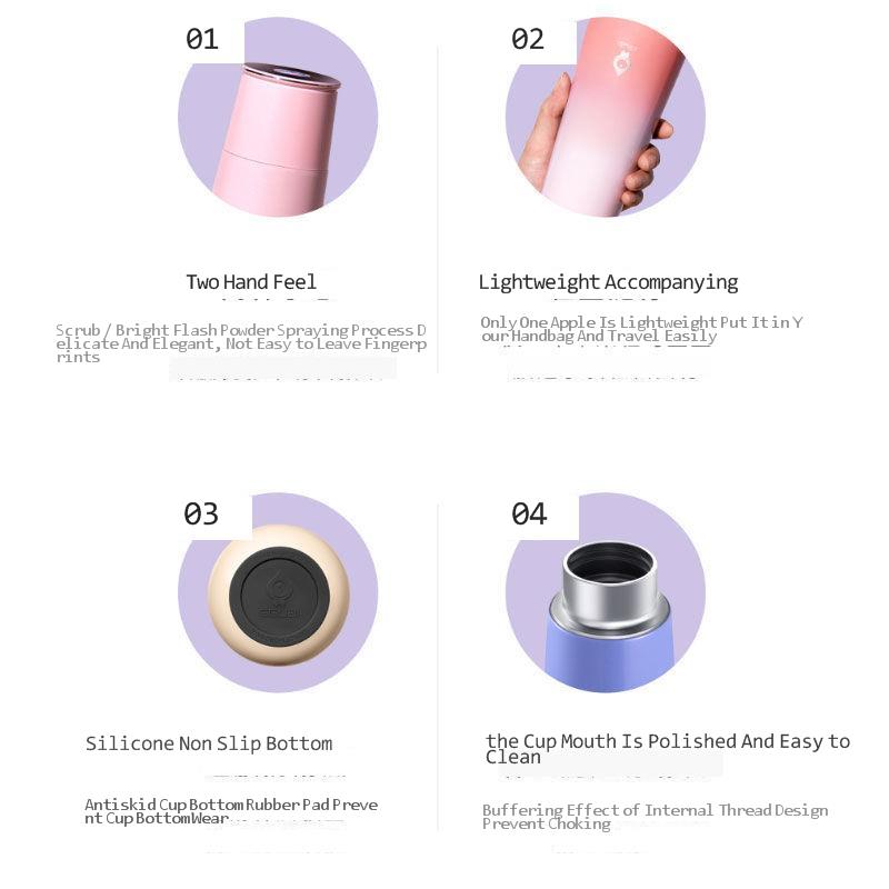 Colverro™ Butterfly Stainless Steel Insulated Tumbler 430 ml for Coffee