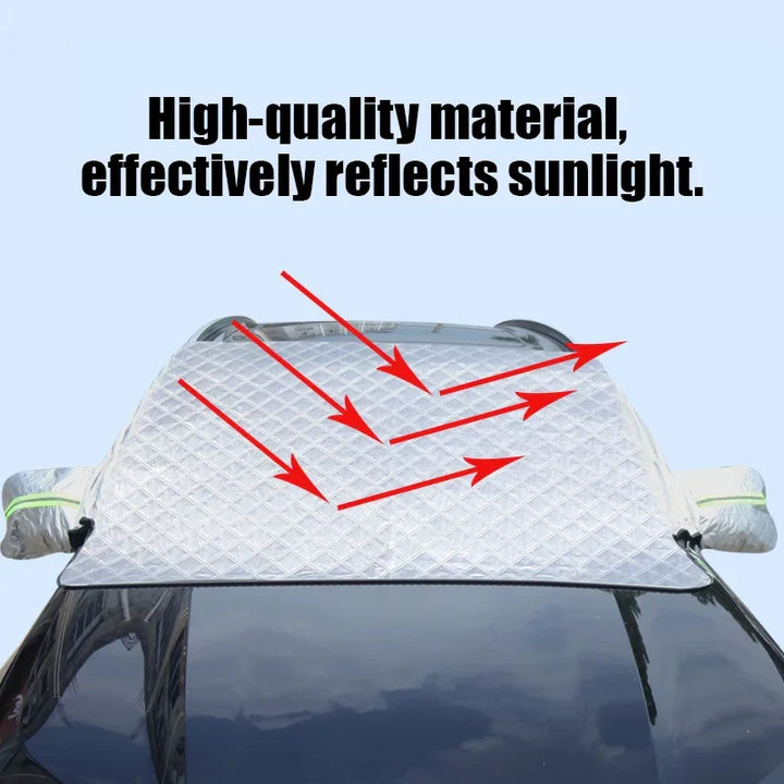Colverro™ Extra-Large Windshield Cover with Mirror and Side Window Flaps