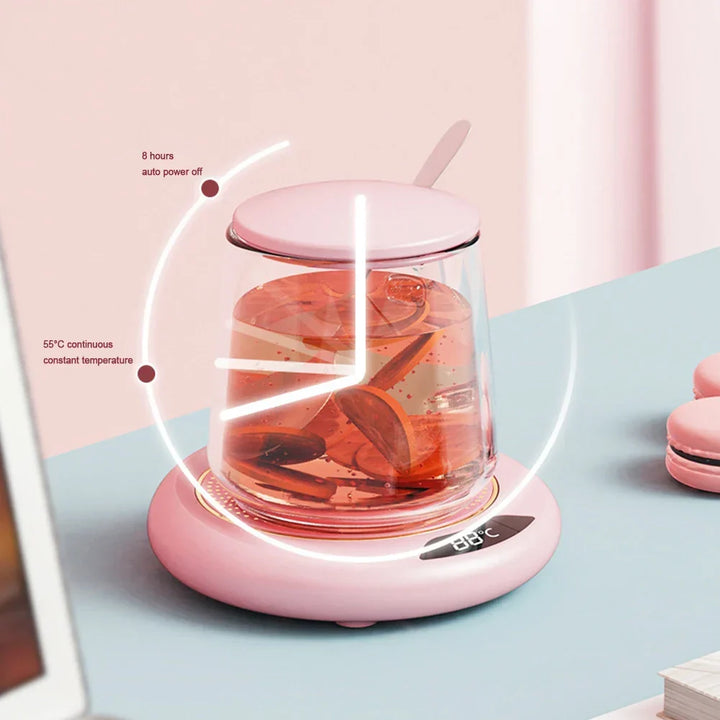 Colverro™ Mug Warmer Coaster with Three Heat Settings up to 167°F