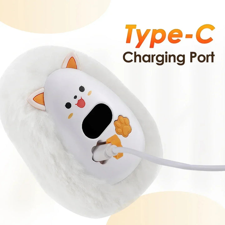 Colverro™ Rechargeable Fox Hand Warmer with Digital Display