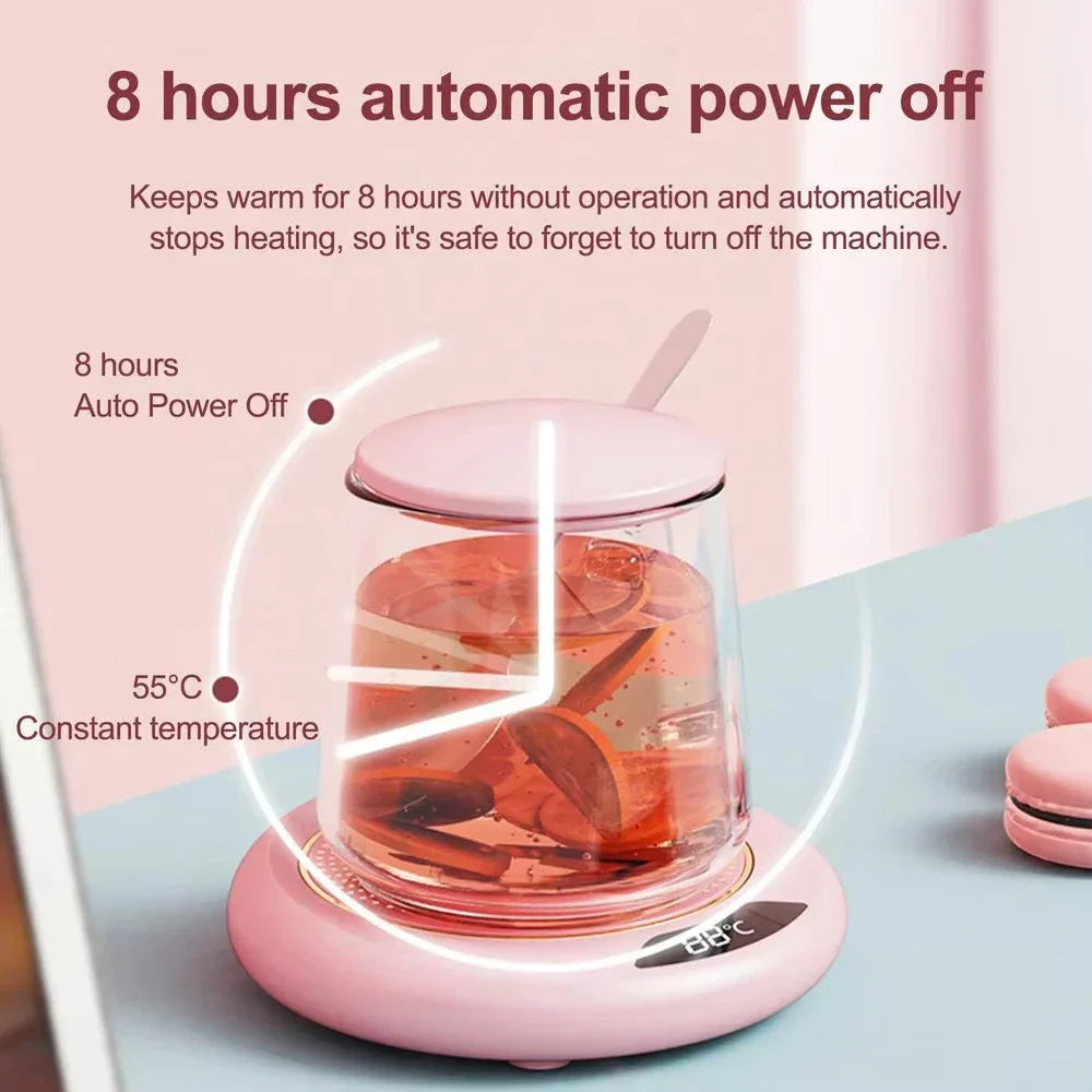 Colverro™ Mug Warmer Coaster with Three Heat Settings up to 167°F