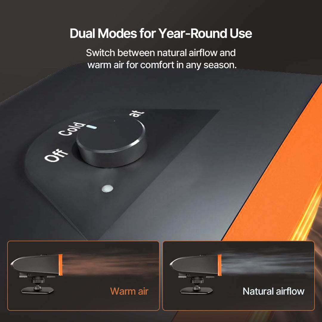 Colverro™ Portable Car Heater and Windshield Defroster, 360° Swivel