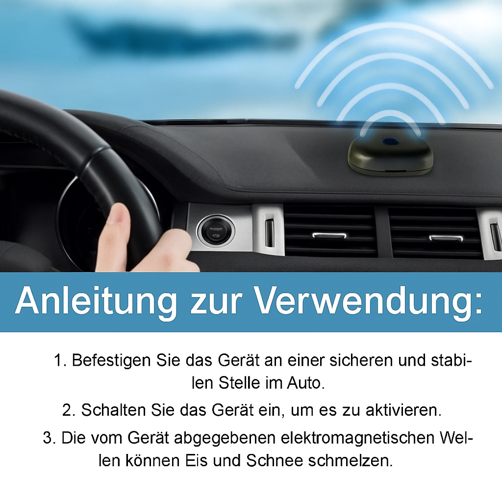 Colverro™ Solar-Powered Car Window Defroster for Ice-Free Mornings