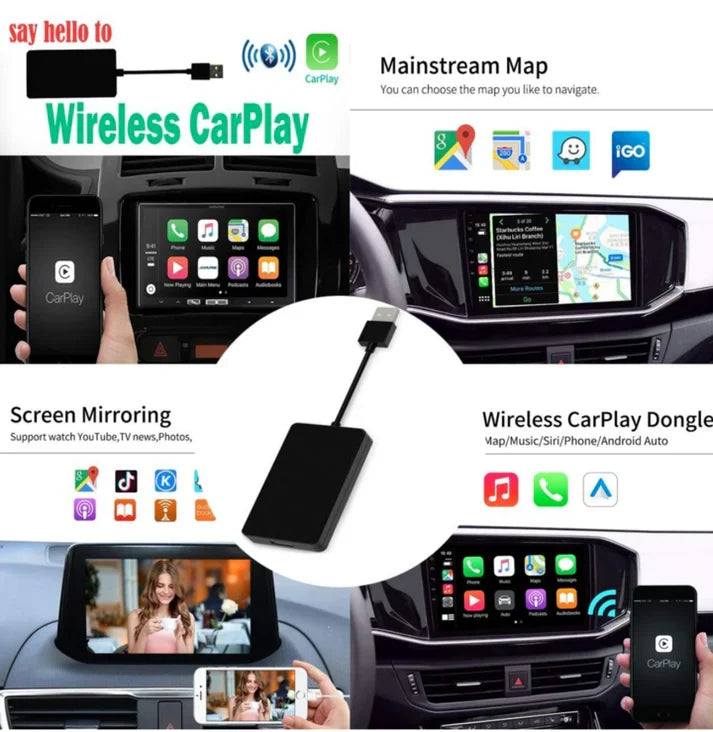 Colverro™ Wireless CarPlay Adapter – Plug In and Go Cord-Free