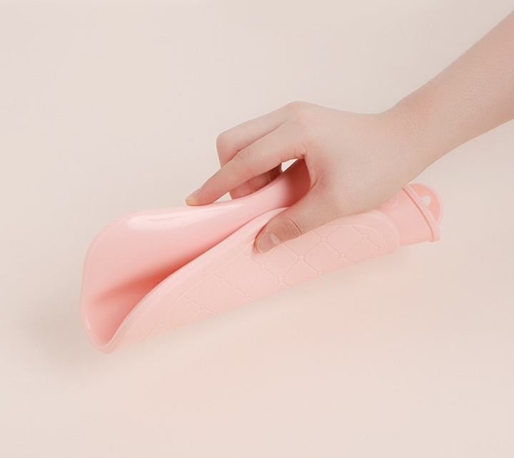 Colverro™ Plush 1L Hot Water Bottle with Washable Cover