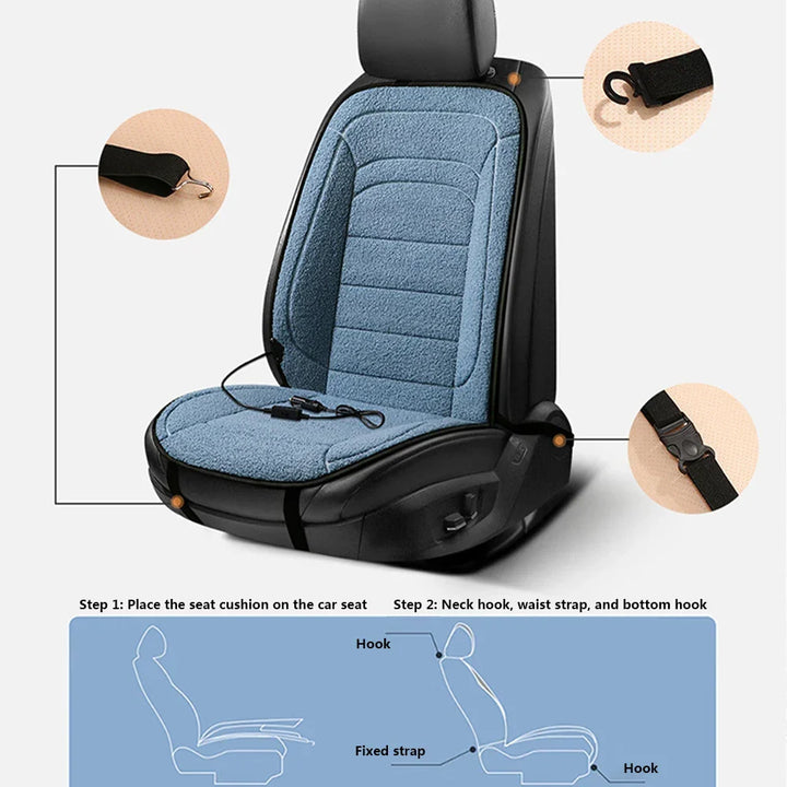 Colverro™ Heated Car Seat Cover with Two Heat Settings