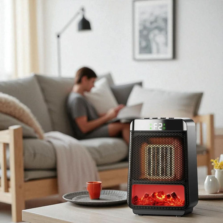 Colverro™ Compact Fan Heater with Adjustable Temperature