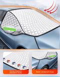 Colverro™ 5-Layer Magnetic Windshield Cover with Mirror and Side Protection