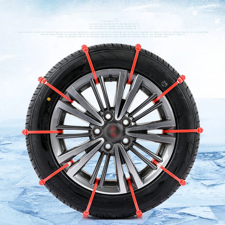 Colverro™ Rubber Anti-Skid Tire Straps for Snow and Ice, Easy Install