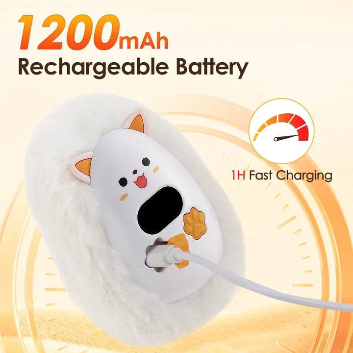 Colverro™ Rechargeable Fox Hand Warmer with Digital Display