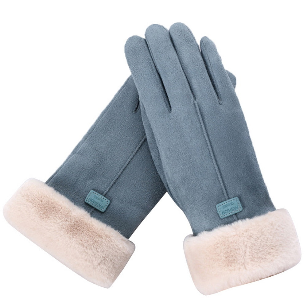 Colverro™ Waterproof Touchscreen Winter Gloves with Fuzzy Fleece Lining