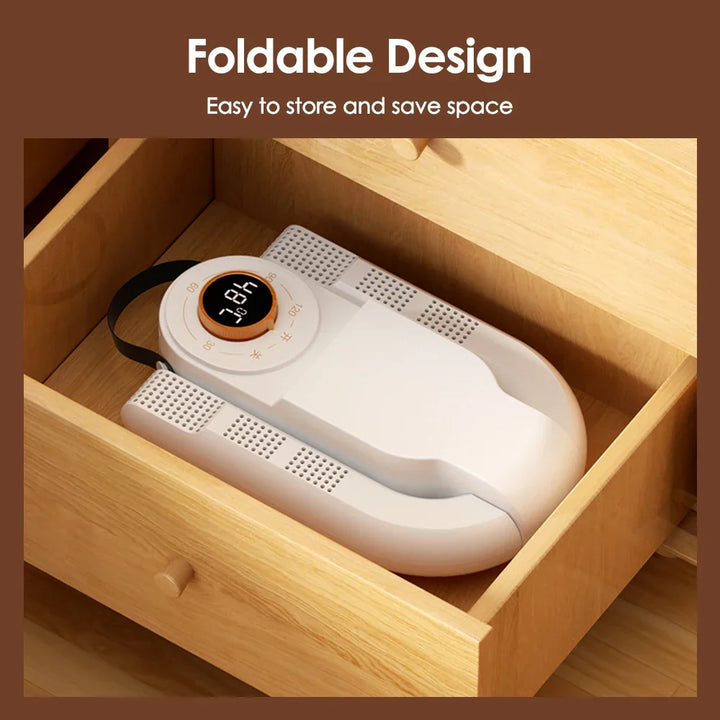 Colverro™ Foldable Electric Shoe Dryer with Timer and Odor Control