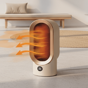 Colverro™ Portable 800W Space Heater with Cool-Touch Body
