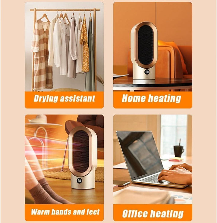 Colverro™ Portable 800W Space Heater with Cool-Touch Body