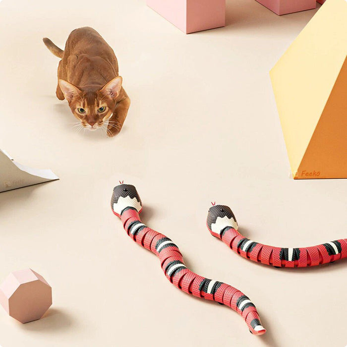 Colverro™ Interactive Snake Cat Toy with Smart Obstacle Sensor