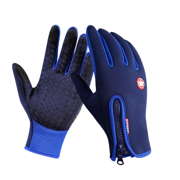 Colverro™ Windproof Thermal Gloves with Zipper, Grip Palm and Touchscreen