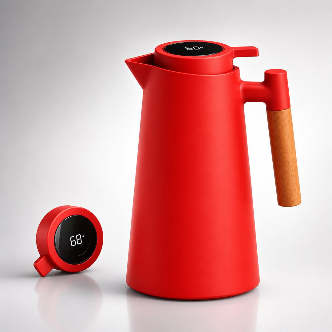Colverro™ 1 Liter Insulated Thermos with Temperature Display Lid