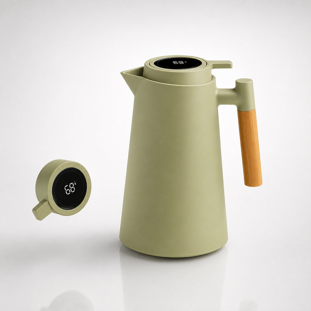 Colverro™ 1 Liter Insulated Thermos with Temperature Display Lid