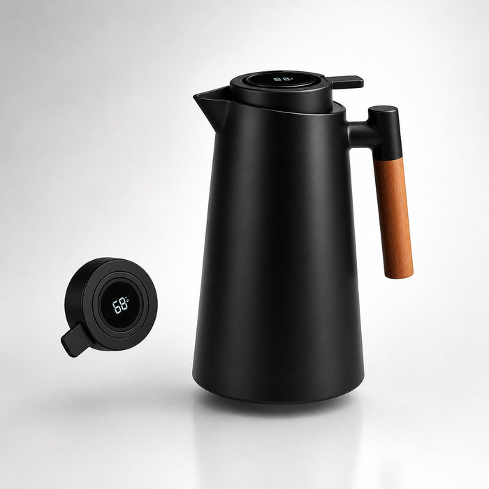 Colverro™ 1 Liter Insulated Thermos with Temperature Display Lid