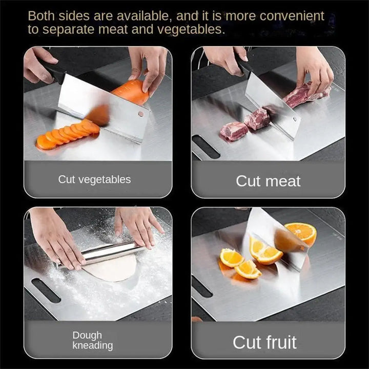Colverro™ Double-Sided Titanium Cutting Board for Everyday Cooking