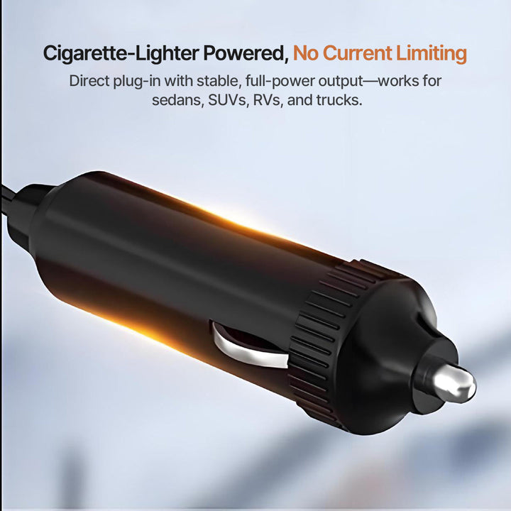 Colverro™ Portable 12V/24V Car Heater with 360° Swivel for Fast Defrost