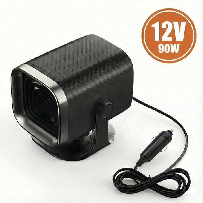 Colverro™ Portable 12V/24V Car Heater with 360° Swivel for Fast Defrost