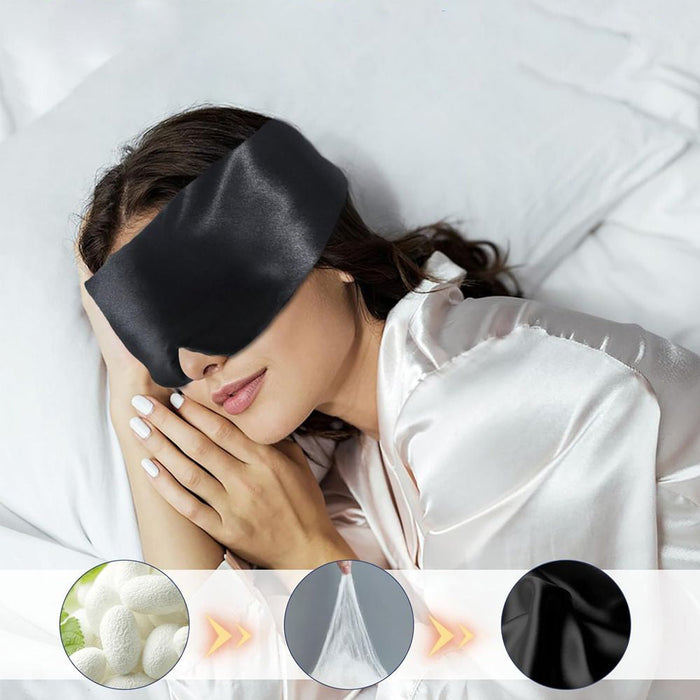 Colverro™ Mulberry Silk Sleep Mask with Total Blackout Coverage
