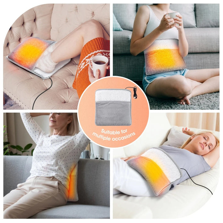 Colverro™ USB Heated Foot Warmer in Soft Flannel at 40°C