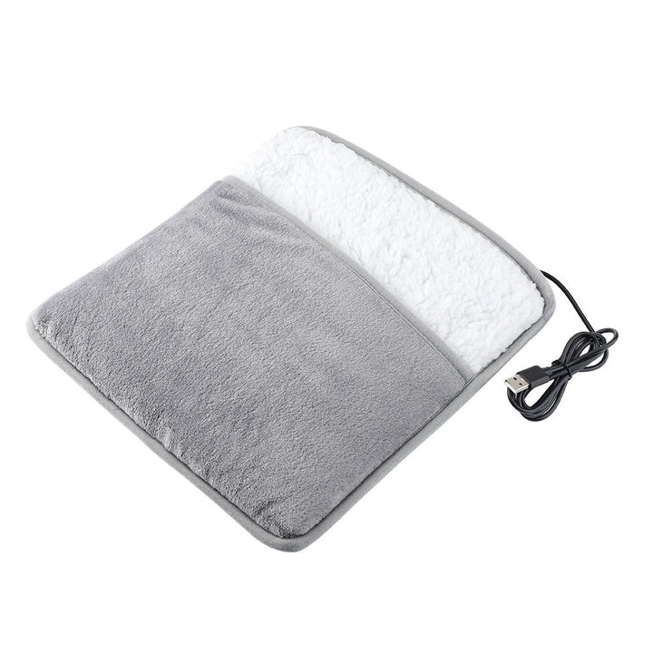 Colverro™ USB Heated Foot Warmer in Soft Flannel at 40°C