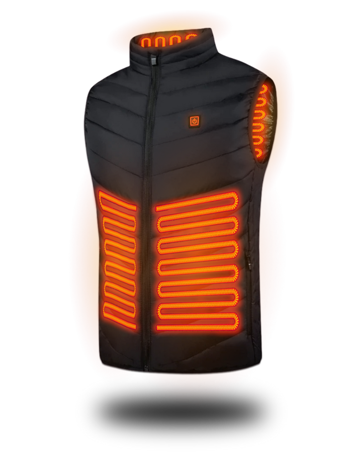 Colverro™ Wind- and Waterproof Heated Vest with Heated Collar