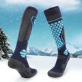 Colverro™ Knee-High Wool Ski Socks with Padded Zones, Unisex