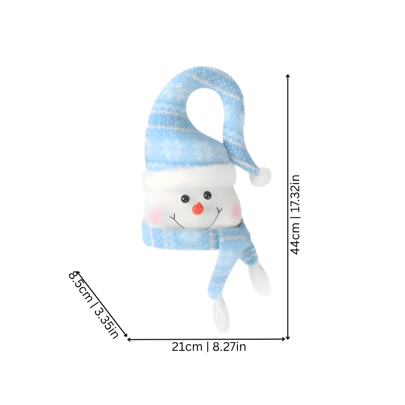 Colverro™ Knitted Light-Up Snowmen for a Cozy Christmas Glow