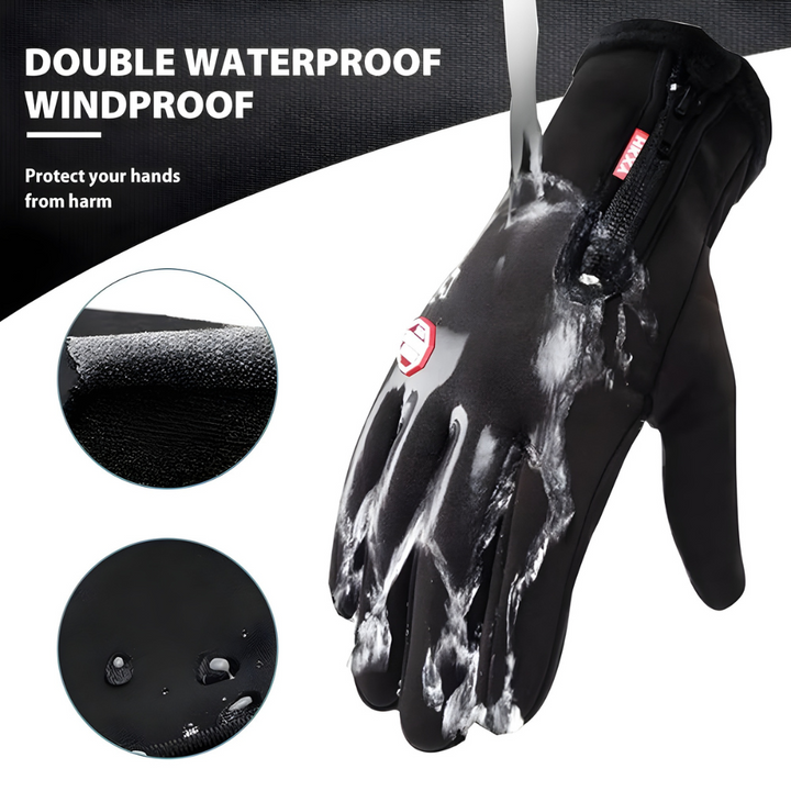 Colverro™ Waterproof Touchscreen Winter Gloves with Side Zipper